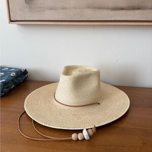 West Perro DESERT SUN HAT - NATURAL GUATEMALAN PALM size 54 cm